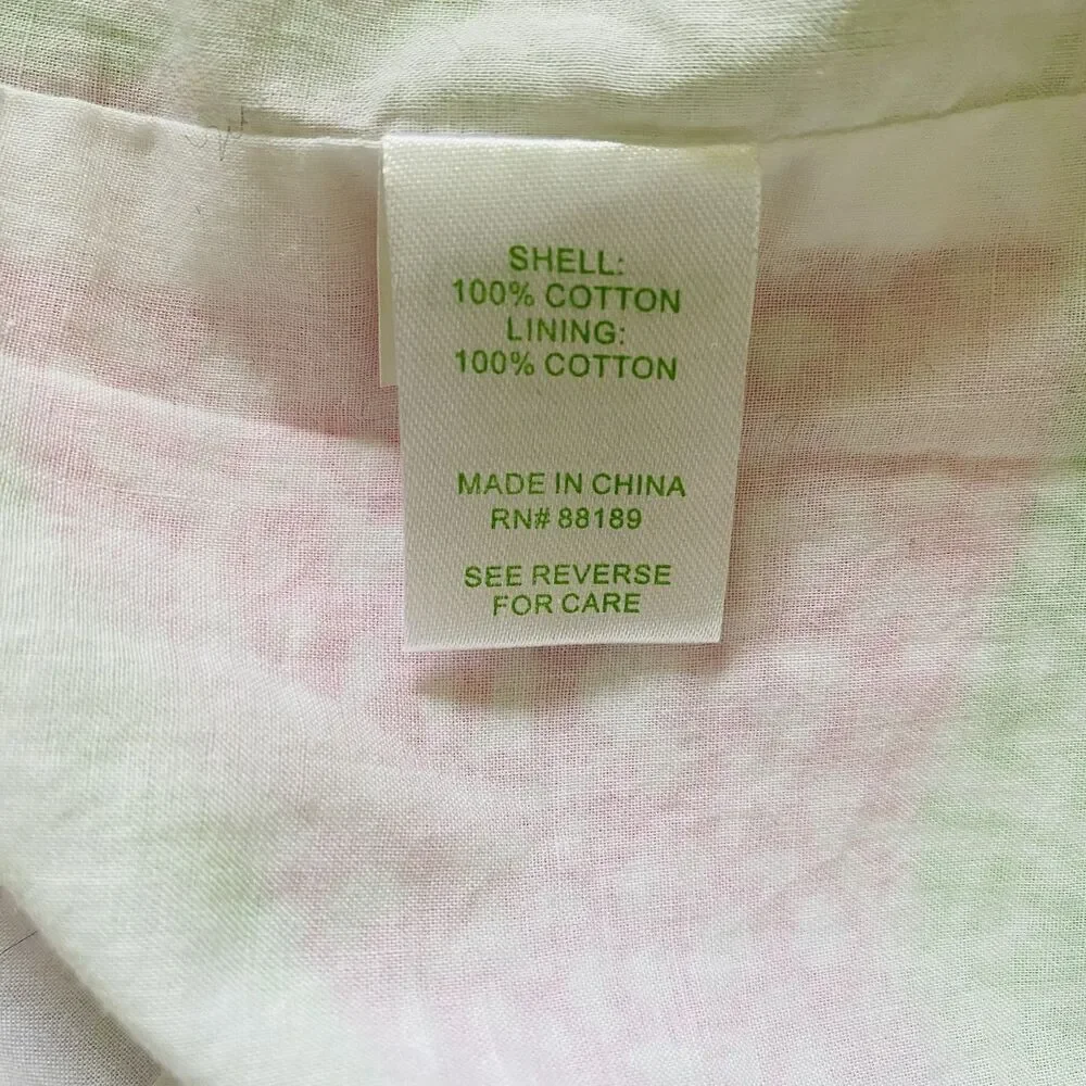 Lilly Pulitzer McCallum Limeade Cheat Ya Pink Green Tie Back Mini Sundress Sz 2 - Picture 8 of 11